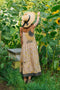 Milk & Honey Bohéme Slip Dress With Bees And Sunflowers-Dress-Market of Stars-S/M-Urbanheer