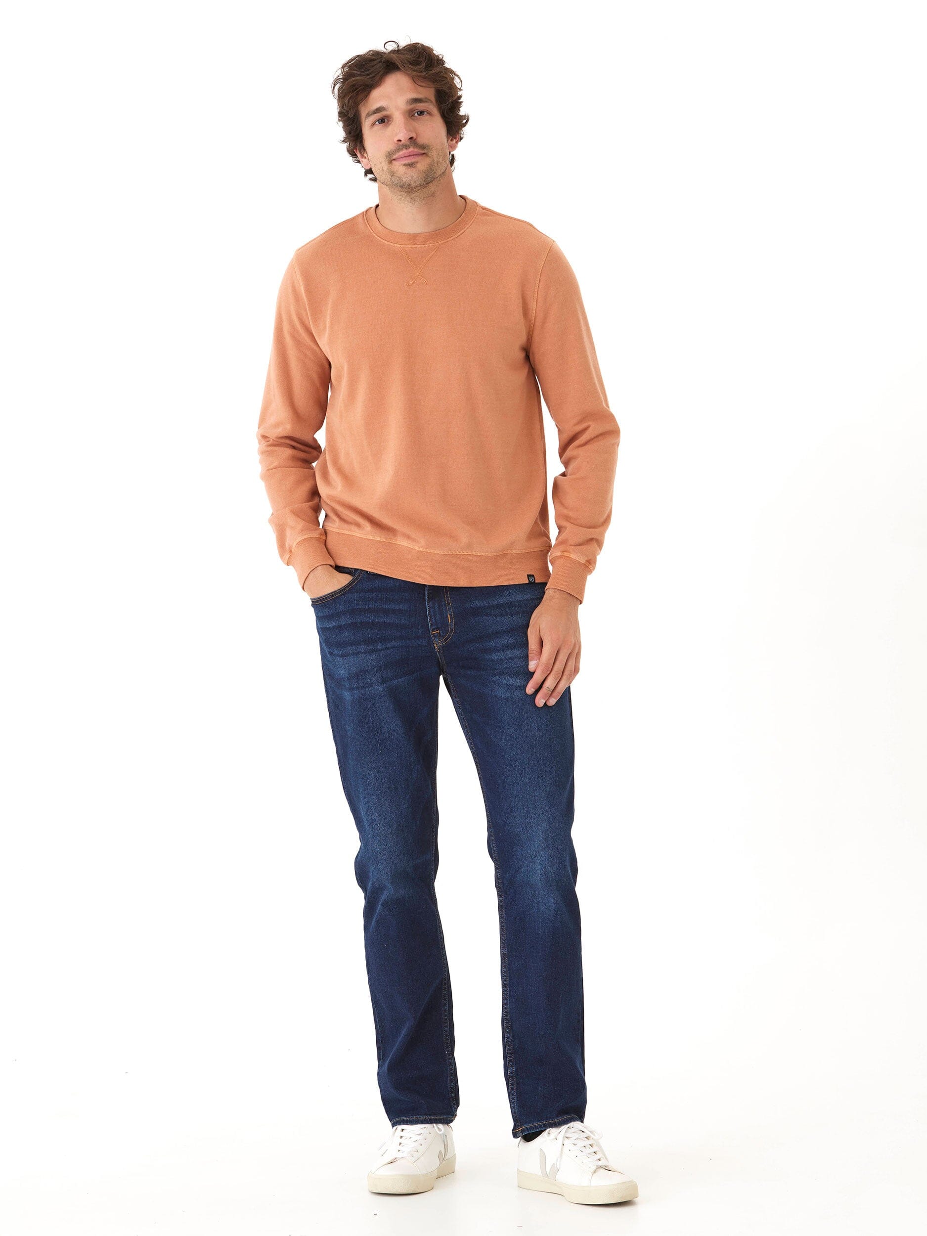 Mineral Wash Fleece Crew