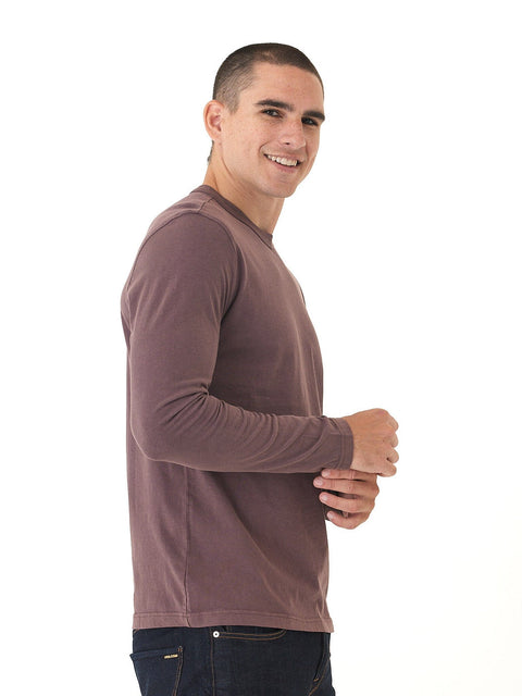 Mineral Wash Graphic Long Sleeve Tee