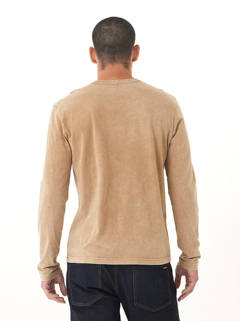 Mineral Wash Graphic Long Sleeve Tee
