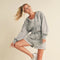 Mineral Wash Zip-Up Hoodie Gray-Hoodie-Kimberly C-S-Urbanheer