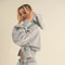Mineral Wash Zip-Up Hoodie Gray-Hoodie-Kimberly C-S-Urbanheer
