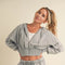 Mineral Wash Zip-Up Hoodie Gray-Hoodie-Kimberly C-S-Urbanheer
