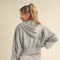 Mineral Wash Zip-Up Hoodie Gray-Hoodie-Kimberly C-S-Urbanheer