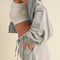 Mineral Wash Zip-Up Hoodie Gray-Hoodie-Kimberly C-S-Urbanheer