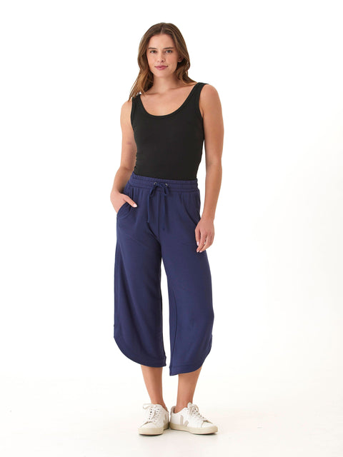 Mirabel Luxe Jersey Fitted Crop Tank