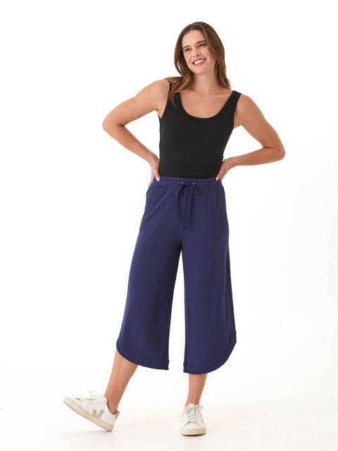 Mirabel Luxe Jersey Fitted Crop Tank