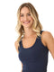 Mirabel Luxe Jersey Fitted Crop Tank