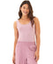 Mirabel Luxe Jersey Fitted Crop Tank