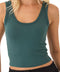 Mirabel Luxe Jersey Fitted Crop Tank