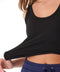 Mirabel Luxe Jersey Fitted Crop Tank