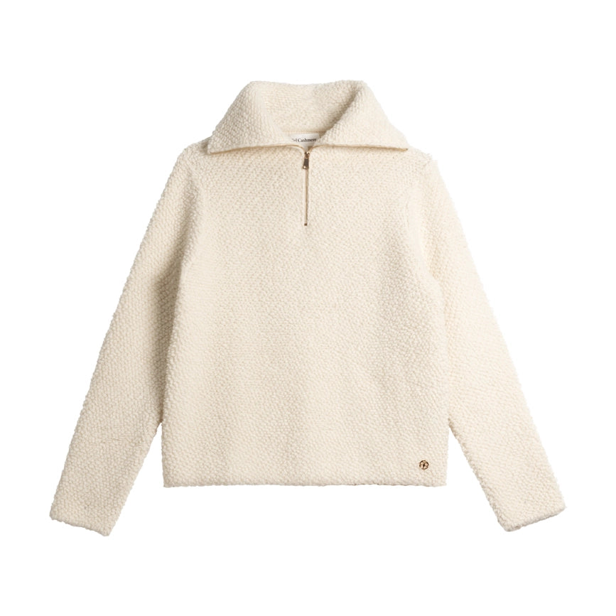 Miranda Cashmere Cardigan-Cardigan-Bel Cashmere S.C.-S-Ivory-Urbanheer