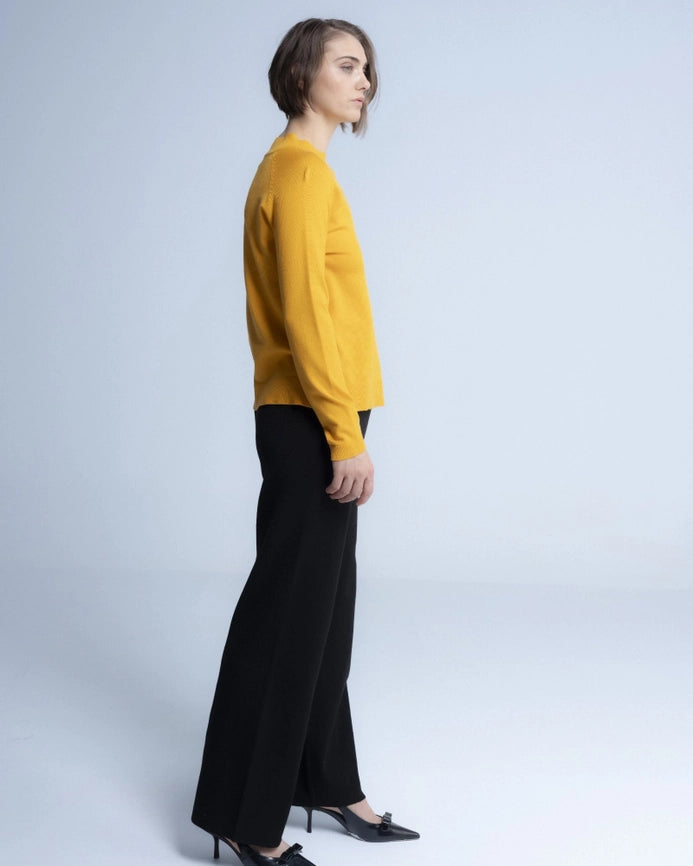 Miranda Yellow Sweater-Sweater-NIZA-M-Urbanheer