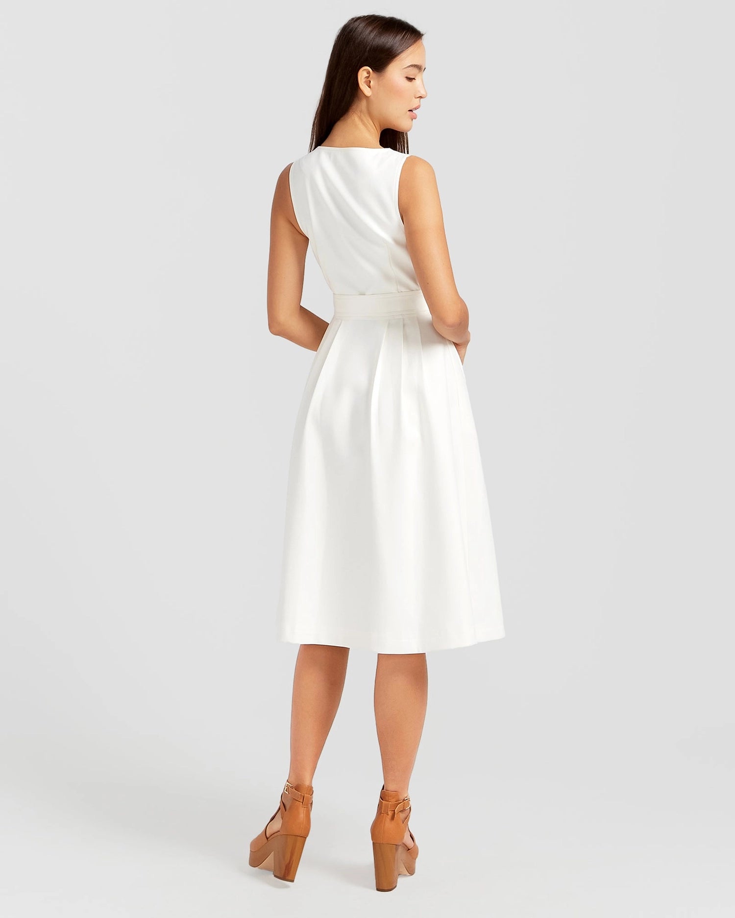 Miss Independence Midi Dress - Off-White