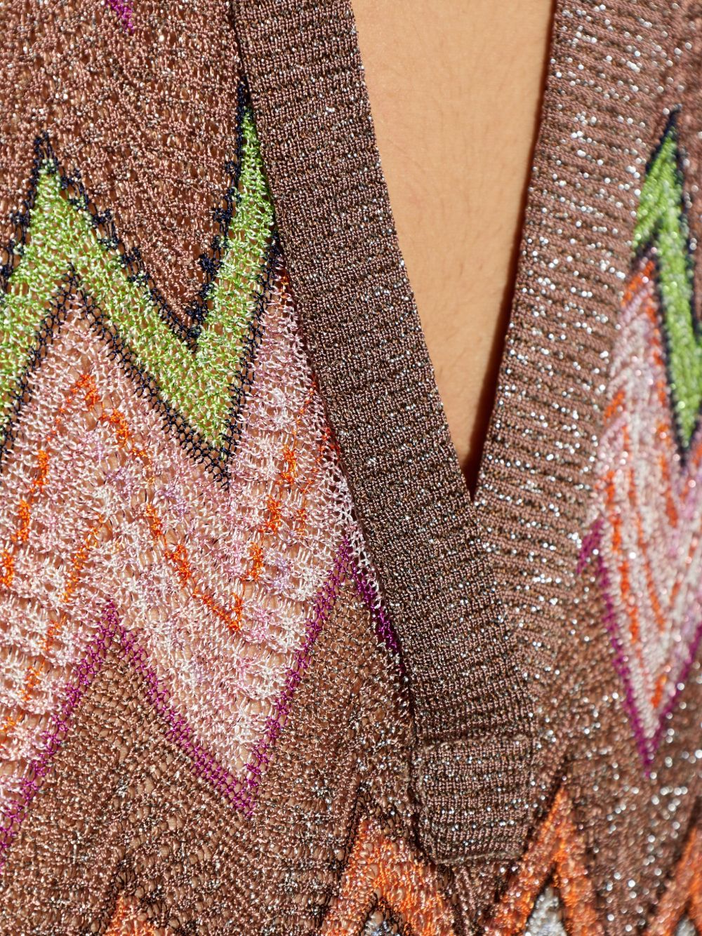 Missoni Beachwear Pre Zig zag long cover up