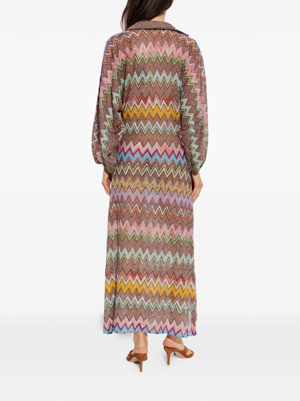 Missoni Beachwear Pre Zig zag long cover up