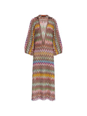 Missoni Beachwear Pre Zig zag long cover up