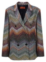 Missoni Lamé And Sequin Viscose Blazer