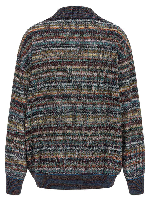 Missoni Lamé Yarn Polo Shirt