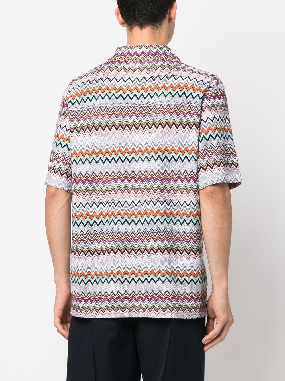 Missoni chevron-knit cotton shirt-Shirts-Missoni-48-Urbanheer
