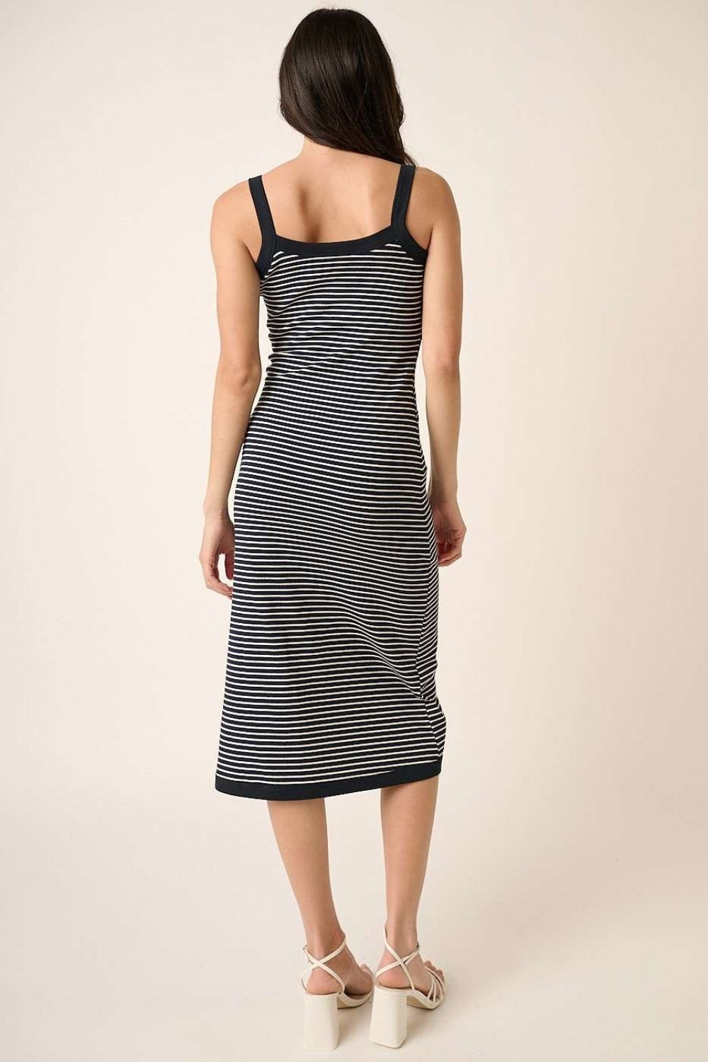 Mittoshop Contrast Striped Midi Cami Dress-Street 360-Striped-S-Urbanheer