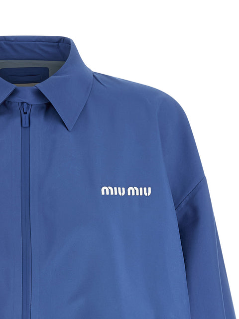 Miu Miu Tech Canvas Windbreaker