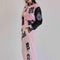 Mixed Emotions Multi Patches Varsity Jacket-Jacket-First Row-S-Pink-Urbanheer
