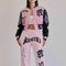 Mixed Emotions Multi Patches Varsity Jacket-Jacket-First Row-S-Pink-Urbanheer