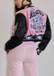 Mixed Emotions Multi Patches Varsity Jacket-Jacket-First Row-S-Pink-Urbanheer