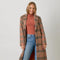 Mixed Media Long Coat Taupe/Pumpkin-Coat-Mystree-S-Urbanheer