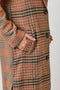 Mixed Media Long Coat Taupe/Pumpkin-Coat-Mystree-S-Urbanheer
