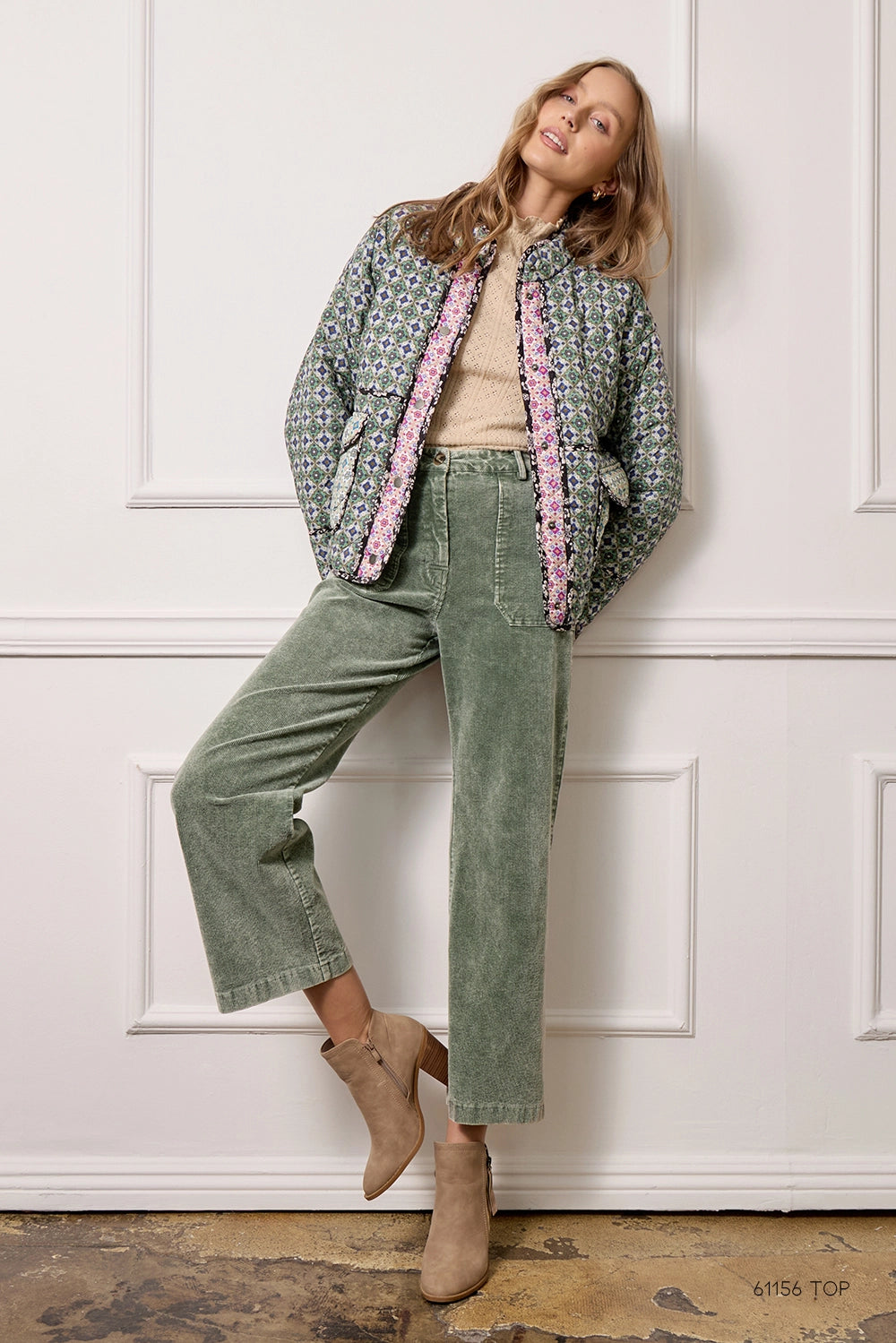 Mixed Media Quilted Jacket