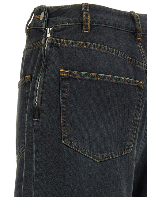 Mm6 Maison Margiela Asymmetrical Structure Jeans