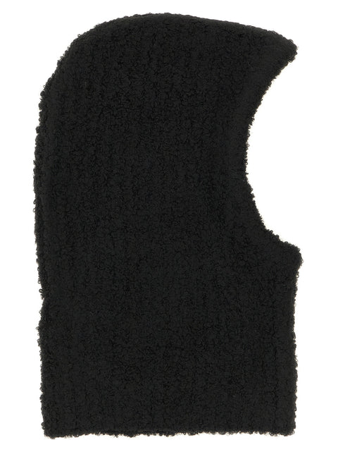 Mm6 Maison Margiela Bouclé Balaclava With Logo