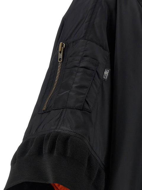 Mm6 Maison Margiela Numeric Signature Mm6 Bomber Jacket