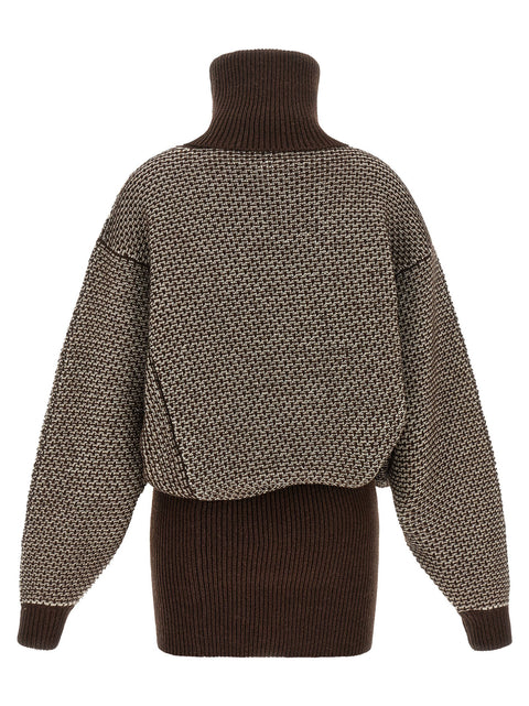 Mm6 Maison Margiela Numeric Signature Mm6 Reversible Dress