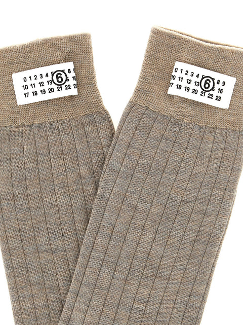 Mm6 Maison Margiela Numeric Signature Mm6 Socks