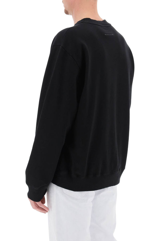 Mm6 maison margiela sweatshirt with numeric logo print-men > clothing > t-shirts and sweatshirts > sweatshirts-MM6 Maison Margiela-Urbanheer