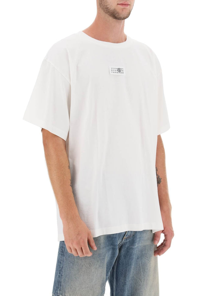 Mm6 maison margiela t-shirt with numeric logo label-men > clothing > t-shirts and sweatshirts > t-shirts-MM6 Maison Margiela-s-White-Urbanheer