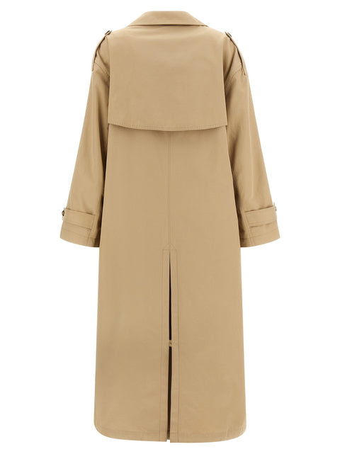 Mm6 Maison Margiela Trench Coat With Gloves