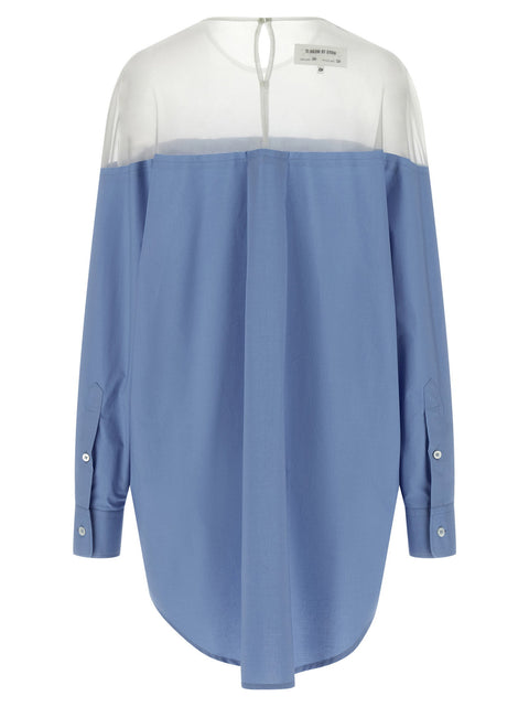 Mm6 Maison Margiela Tulle Insert Shirt