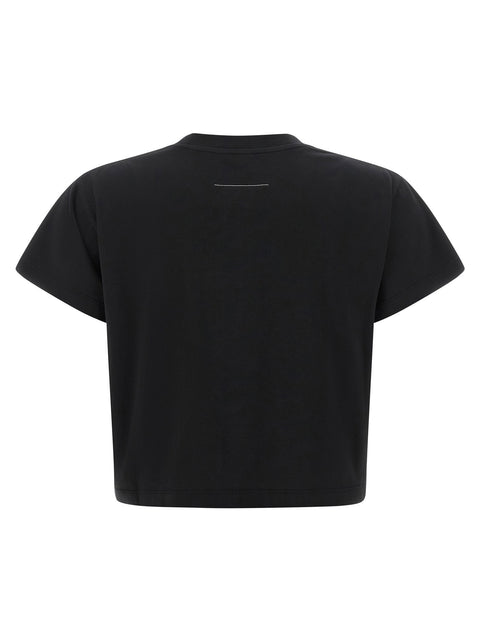 Mm6 Maison Margiela Upside-down Print T-shirt