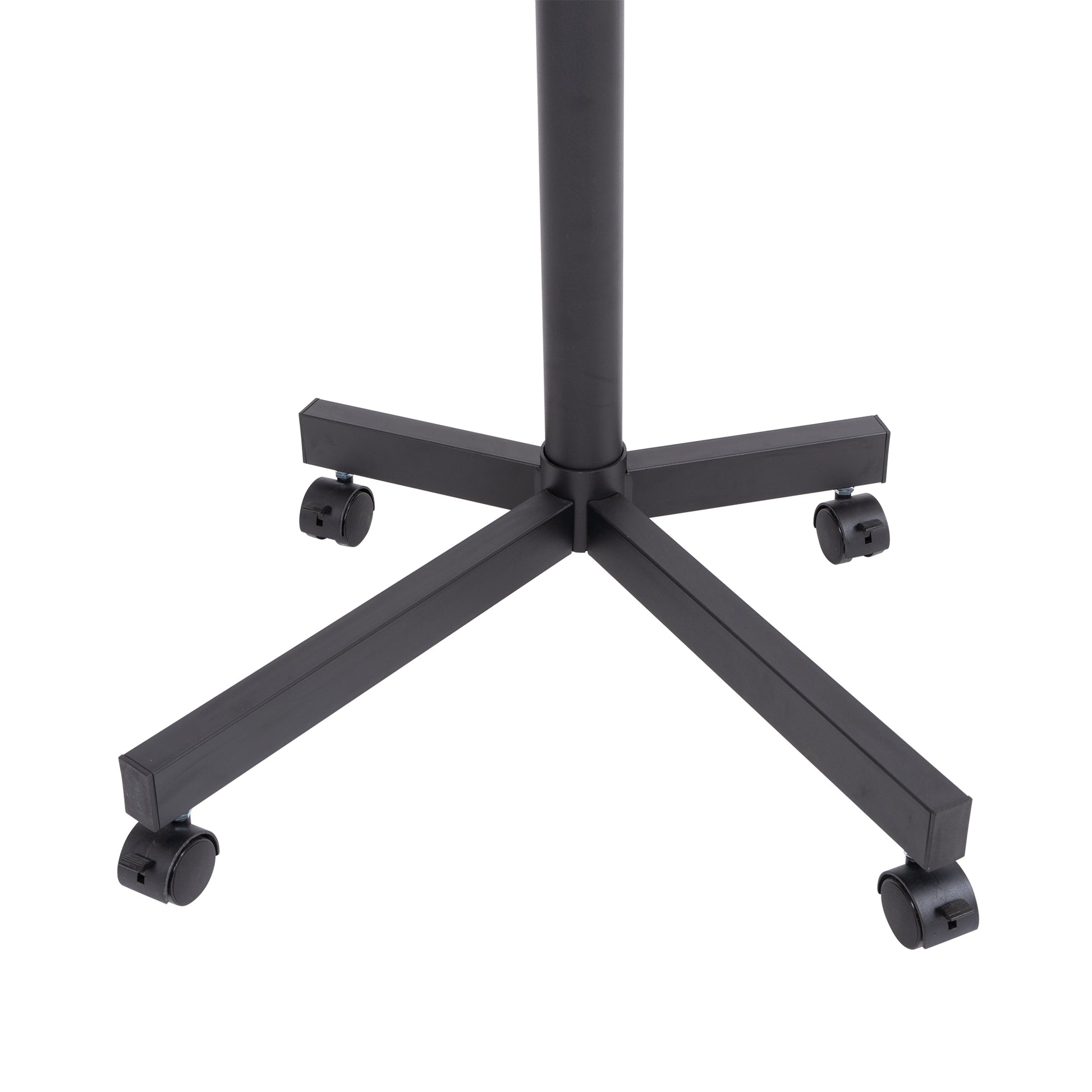 Mobile TV Stand on Wheels, Height Adjustable Tilt Rolling TV Stand with Media Shelf for 23-60 inch-UH Decor-Default-Urbanheer