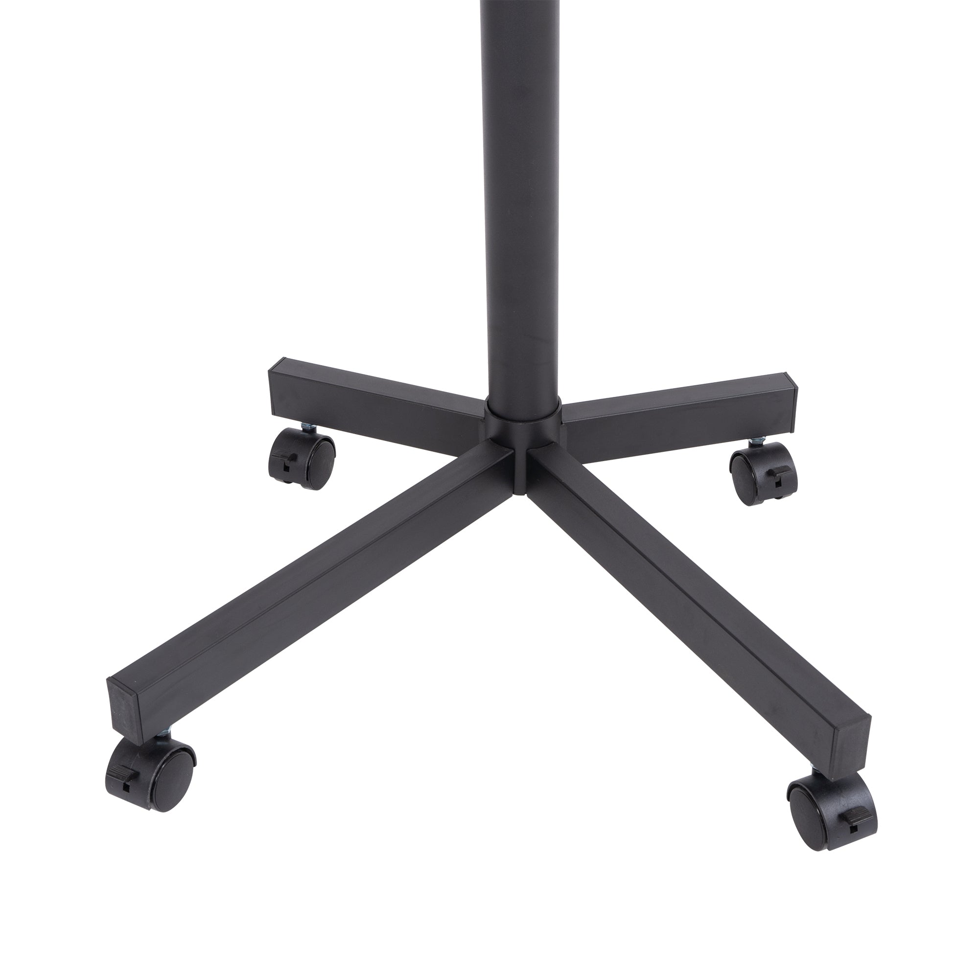 Mobile TV Stand on Wheels, Height Adjustable Tilt Rolling TV Stand with Media Shelf for 23-60 inch-UH Decor-Default-Urbanheer