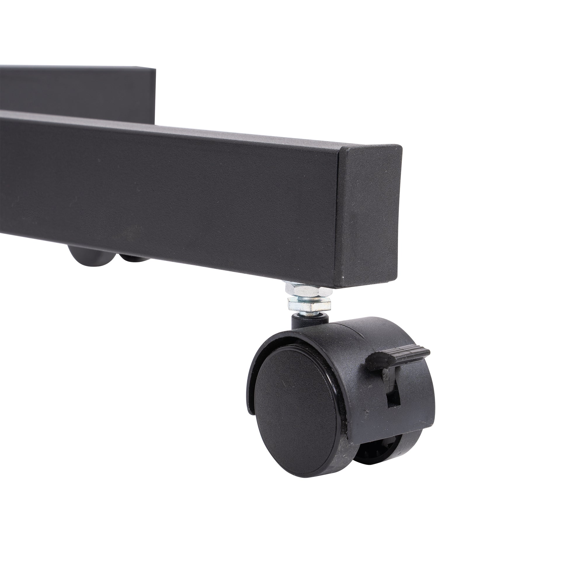 Mobile TV Stand on Wheels, Height Adjustable Tilt Rolling TV Stand with Media Shelf for 23-60 inch-UH Decor-Default-Urbanheer