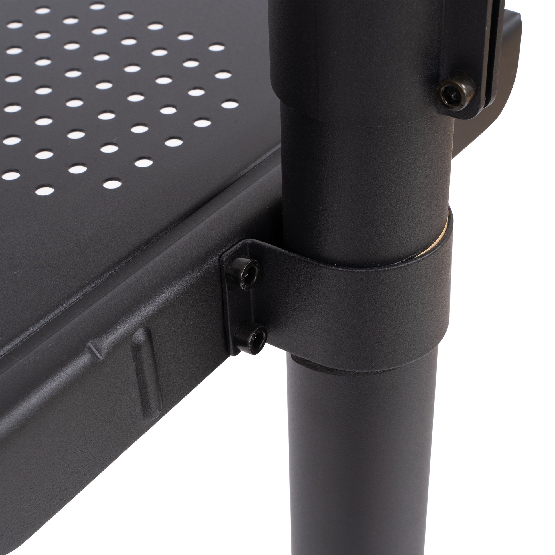 Mobile TV Stand on Wheels, Height Adjustable Tilt Rolling TV Stand with Media Shelf for 23-60 inch-UH Decor-Default-Urbanheer