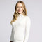 Mock Neck Marisol Long Sleeve Blanc Taupe