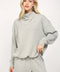Modal Blend Cowl Neck Sweatshirt H.GREY-Sweatshirt-FATE-S-H.GREY-Urbanheer