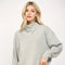 Modal Blend Cowl Neck Sweatshirt H.GREY-Sweatshirt-FATE-S-H.GREY-Urbanheer
