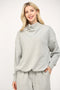 Modal Blend Cowl Neck Sweatshirt H.GREY-Sweatshirt-FATE-S-H.GREY-Urbanheer